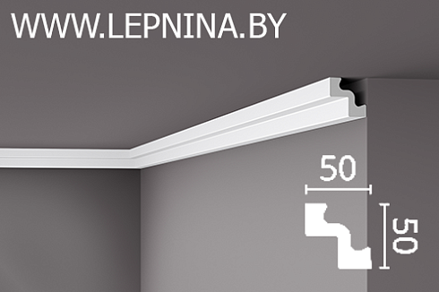 NMC NOMASTYL профиль ST2 экструд. 50х50мм белый 68шт/кор